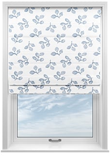 Loralei, Blue Mist - Motorised Roman Blind